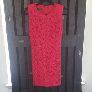 Red Lace Dress Small
